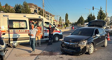 Tavşanlı'da trafik kazası, 1 yaralı
