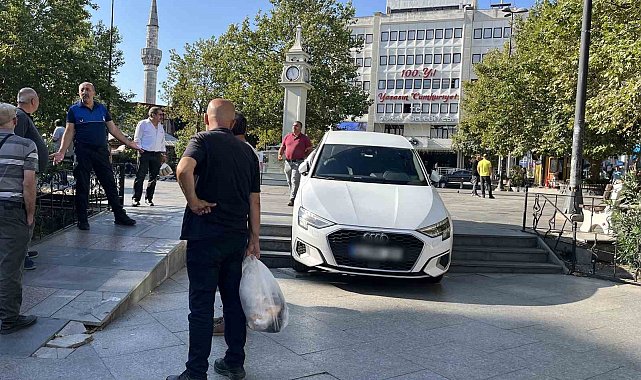 Tekirdağ'da hayrete düşüren kaza: Görenler dakikalarca bakakaldı