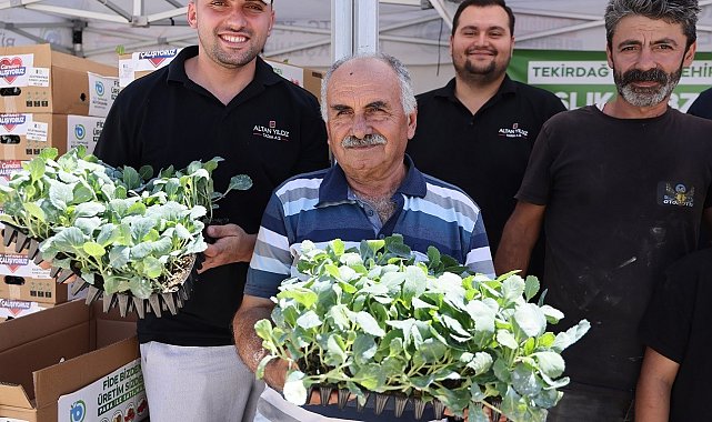 Tekirdağ'da üreticiye kışlık sebze desteği: 104 bin fide dağıtılıyor