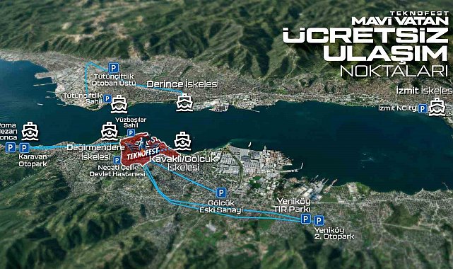 TEKNOFEST Mavi Vatan'a ulaşım için tüm alternatifler hazırlandı