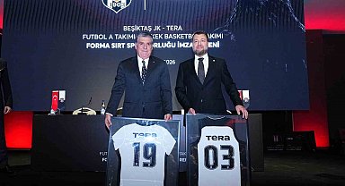 Tera Holding, Beşiktaş JK'nin futbol ve basketbol takımlarına forma sırt sponsoru oldu
