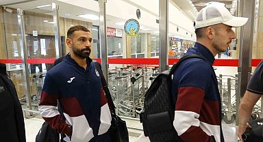 Trabzonspor, Ferencvaros rövanşı için Macaristan'a gitti