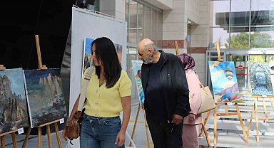 Türk dünyasının ortak tuvali Kapadokya'da renk buldu