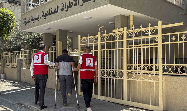 Türk Kızılay Gazze'de Protez Destek Projesi başlattı
