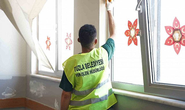 Tuzla'da okullar yeni eğitim-öğretim dönemine hazırlanıyor