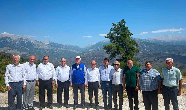 TZOB Genel Başkanı Bayraktar, Seydikemer'deki yangın bölgesinde incelemelerde bulundu