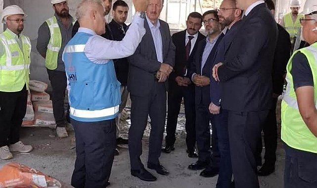 Ulaştırma Bakan Yardımcısı İzkurt'tan yapımı devam eden havalimanında inceleme