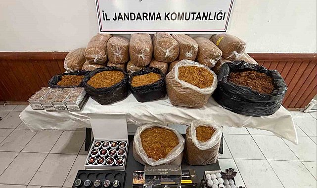 Uşak'ta 120 kilo bandrolsüz tütün ele geçirildi