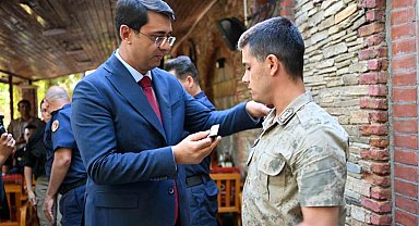 Uşak'ta jandarma personeli için rütbe terfi töreni düzenlendi