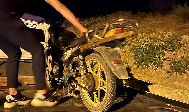 Uzunköprü'de plakasız ve tescilsiz motosikletin ehliyetsiz sürücüsüne 88 bin 500 lira ceza