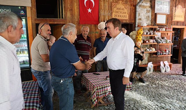 Vali Aydoğdu, Kemaliye'de Apçağa köyünü ziyaret etti