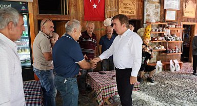 Vali Aydoğdu, Kemaliye'de Apçağa köyünü ziyaret etti