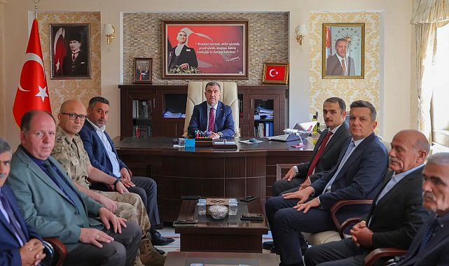 Vali Eldivan'dan Kaymakam Yıldırım'a Ahat'a hayırlı olsun ziyareti