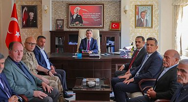 Vali Eldivan'dan Kaymakam Yıldırım'a Ahat'a hayırlı olsun ziyareti