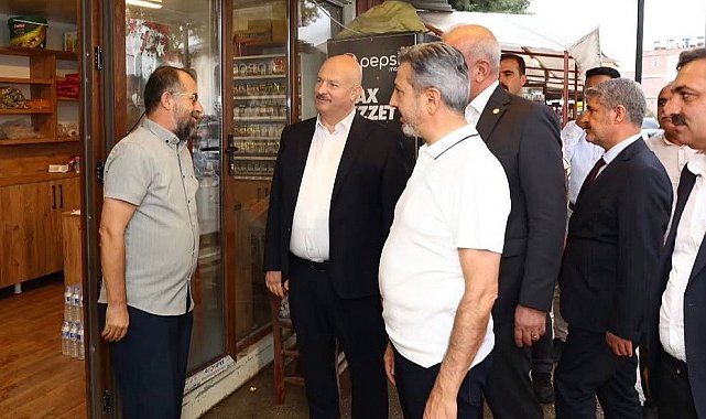 Vali Küçük, Besni'de esnafın talep ve önerilerini dinledi