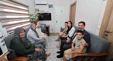Vali Masatlı, "Yüreğimizdeki Işık Projesi" kapsamında Bilgin ailesiyle bir araya geldi