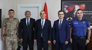 Vali Taşolar'dan Karakoyunlu kaymakamı Kayaş'a hayırlı olsun ziyareti