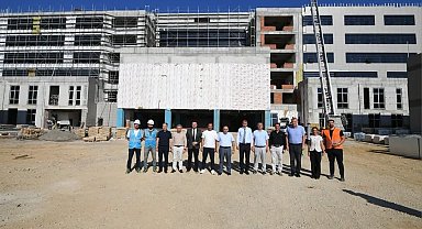 Vali Ustaoğlu yeni devlet hastanesi inşaatını inceledi