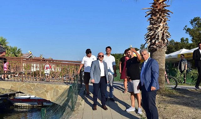 Vali Varol, Kuşadası'nda incelemelerde bulundu