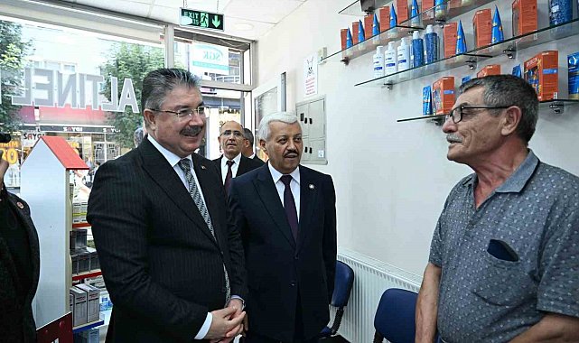 Vali Yılmaz'dan esnaf ziyareti