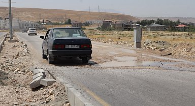 Van Büyükşehir Belediyesinin alternatif yolu 7 ayda deforme oldu