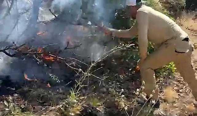 Yangını söndürdüler, iş kıyafetleriyle düğünde halay çektiler