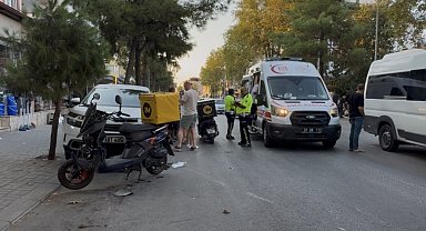 Yasaklı kavşaktan dönüş yapmak isterken kazaya neden oldu