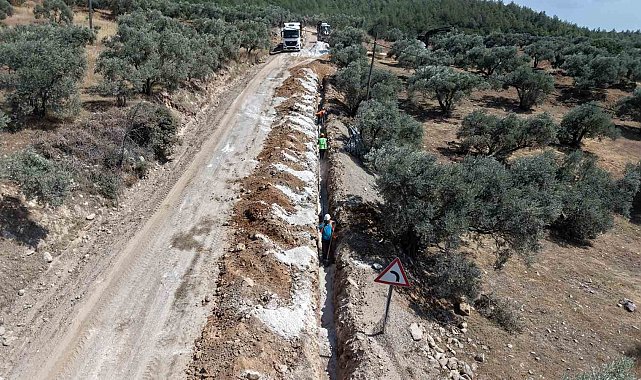 Yatağan Şeref Mahallesi'ndeki eski hatlar değiştiriliyor