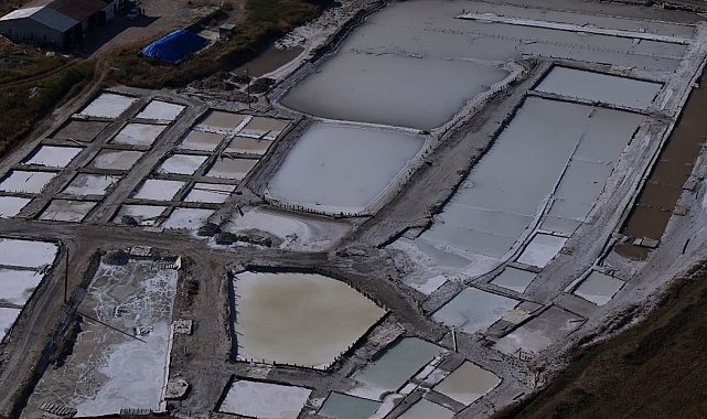 Yerin 50 metre altından çıkıyor, sofraların vazgeçilmezi kaynak tuzu hasat için gün sayıyor