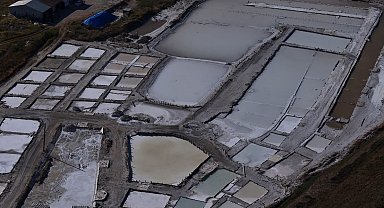 Yerin 50 metre altından çıkıyor, sofraların vazgeçilmezi kaynak tuzu hasat için gün sayıyor