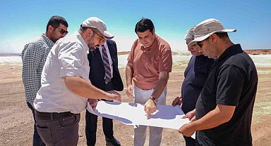 Yılmaz Adrena park'ta çalışmaları inceledi