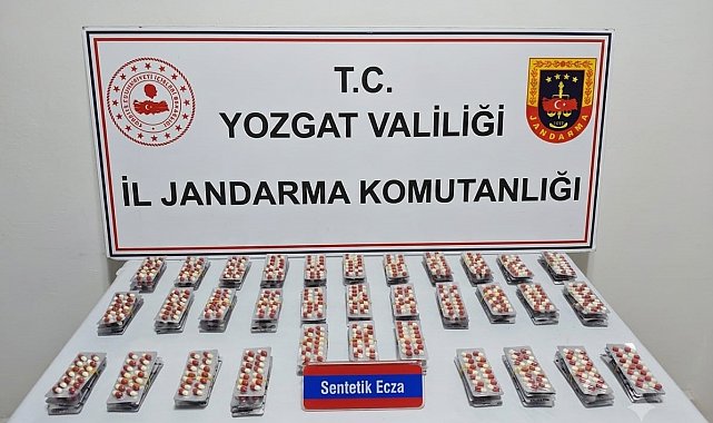Yozgat'ta bin 848 adet uyuşturucu hap ele geçirildi