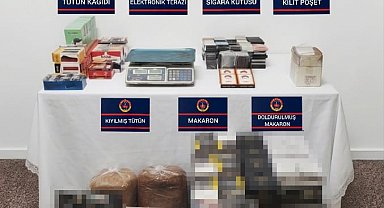 Yozgat'ta kaçak tütün operasyonunda 34 bin makaron ele geçirildi