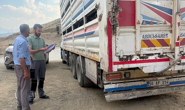 Yüksekova'da hayvan sağlığı için yol kontrolleri sürüyor