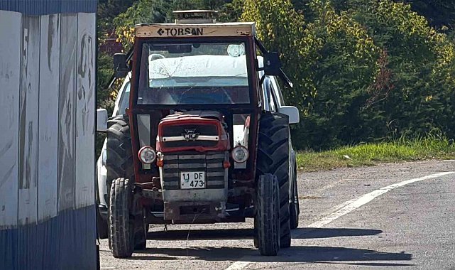 Yüzde 50 zihinsel engelli genç, Bozüyük'ten çaldığı traktörle 55 kilometre yol katetti