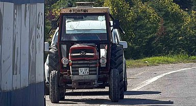 Yüzde 50 zihinsel engelli genç, Bozüyük'ten çaldığı traktörle 55 kilometre yol katetti