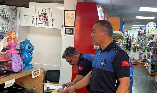 Zabıta ekiplerinden okul öncesi kırtasiye denetimleri