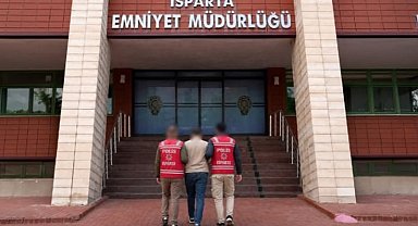 17 yıl 5 ay hapis cezası ile aranan şahıs Isparta'da yakalandı