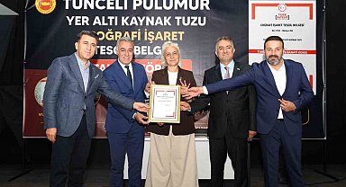 'Pülümür Yer Altı Kaynak Tuzu' coğrafi işaretle tescillendi