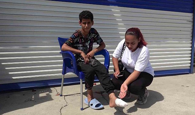 'Severdim' dediği sokak köpeğinin ısırdığı çocuk ayağından yaralandı