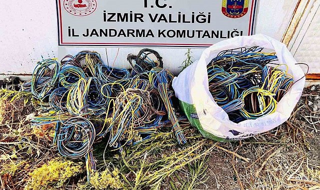 700 bin TL'lik kablo hırsızları suçüstü yakalandı