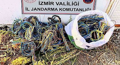 700 bin TL'lik kablo hırsızları suçüstü yakalandı