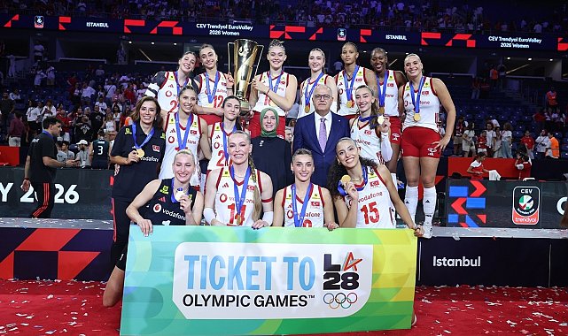 A Milli Kadın Voleybol Takımı, Los Angeles 2028 Olimpiyat Oyunları biletini aldı