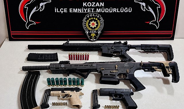 Adana polisi silah ele geçirdi