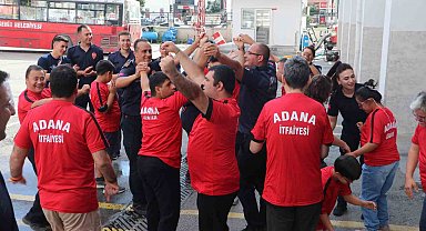 Adana'da özel çocuklar itfaiyeci oldu