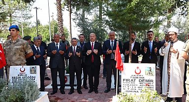 Adıyaman'da 19 Eylül Gaziler Günü'nde şehitler anıldı