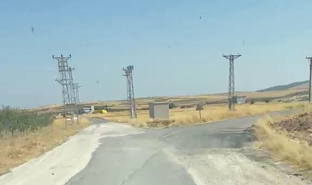 Adıyaman'da köy yolu tepkisi