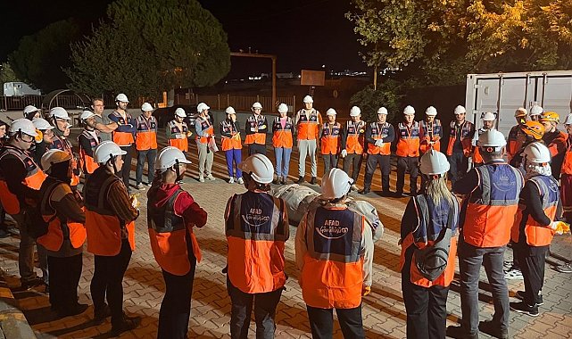 AFAD gönüllüleri sahada uygulamalı eğitim aldı
