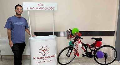 Ağrıda sağlıklı yaşam hamlesi: ''Sigarayı bırak, Bisikleti kap''