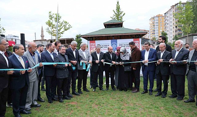 Ahmet Taş Parkı ve Sosyal Tesisi hizmete açıldı